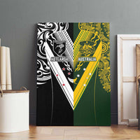 Aotearoa Australia Rugby Canvas Wall Art Maori and Aboriginal Art Sporty Style LT03 - Polynesian Pride