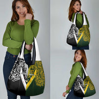 Aotearoa Australia Rugby Grocery Bag Maori and Aboriginal Art Sporty Style LT03 - Polynesian Pride
