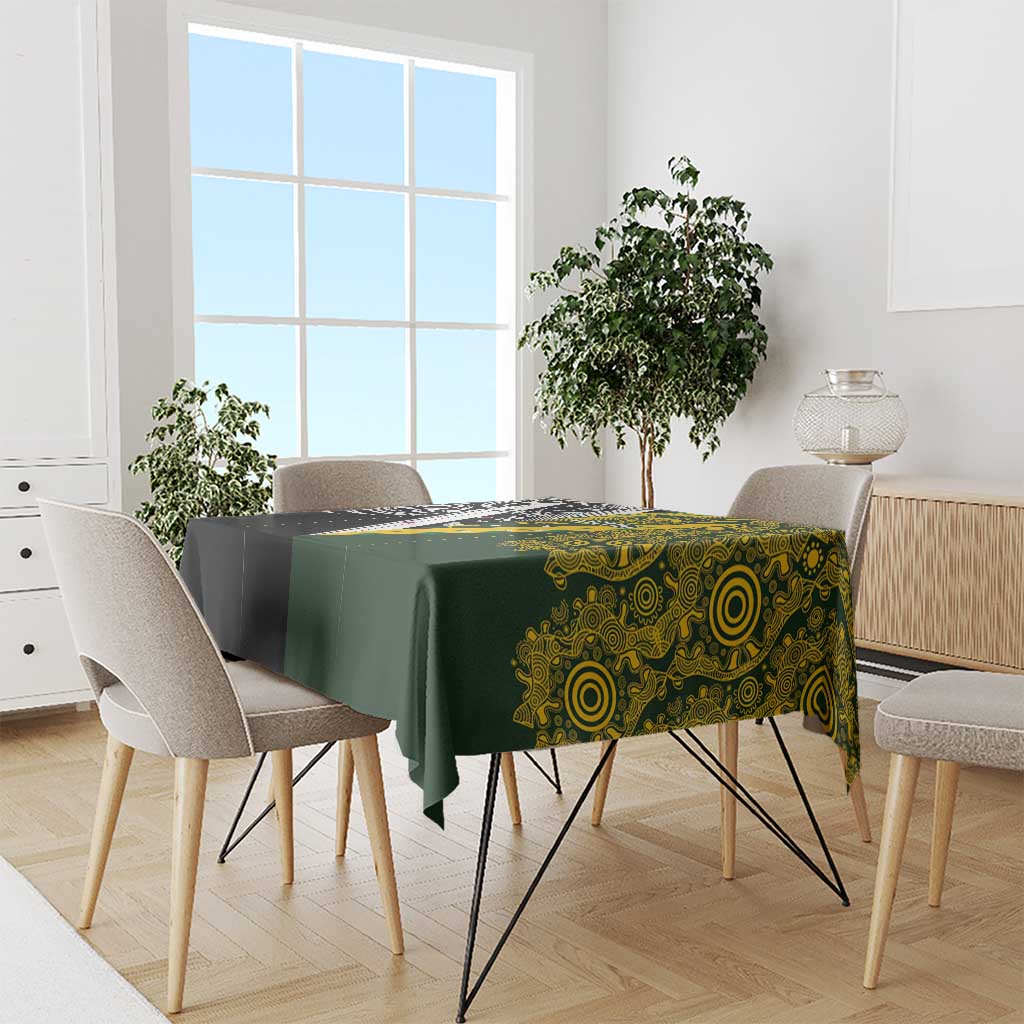 Aotearoa Australia Rugby Tablecloth Maori and Aboriginal Art Sporty Style LT03 - Polynesian Pride