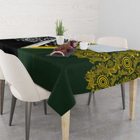 Aotearoa Australia Rugby Tablecloth Maori and Aboriginal Art Sporty Style LT03 - Polynesian Pride