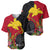 Custom Papua New Guinea Baseball Jersey Birds Of Paradise Mix Tropical Flower Polynesian Pattern LT03 - Polynesian Pride