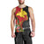 Custom Papua New Guinea Men Tank Top Birds Of Paradise Mix Tropical Flower Polynesian Pattern LT03 - Polynesian Pride