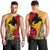 Papua New Guinea Men Tank Top Birds Of Paradise Mix Tropical Flower Polynesian Pattern LT03 - Polynesian Pride