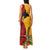 Papua New Guinea Tank Maxi Dress Birds Of Paradise Mix Tropical Flower Polynesian Pattern LT03 - Polynesian Pride