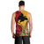 Custom Papua New Guinea Men Tank Top Birds Of Paradise Mix Tropical Flower Polynesian Pattern LT03 - Polynesian Pride