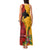 Custom Papua New Guinea Tank Maxi Dress Birds Of Paradise Mix Tropical Flower Polynesian Pattern LT03 - Polynesian Pride