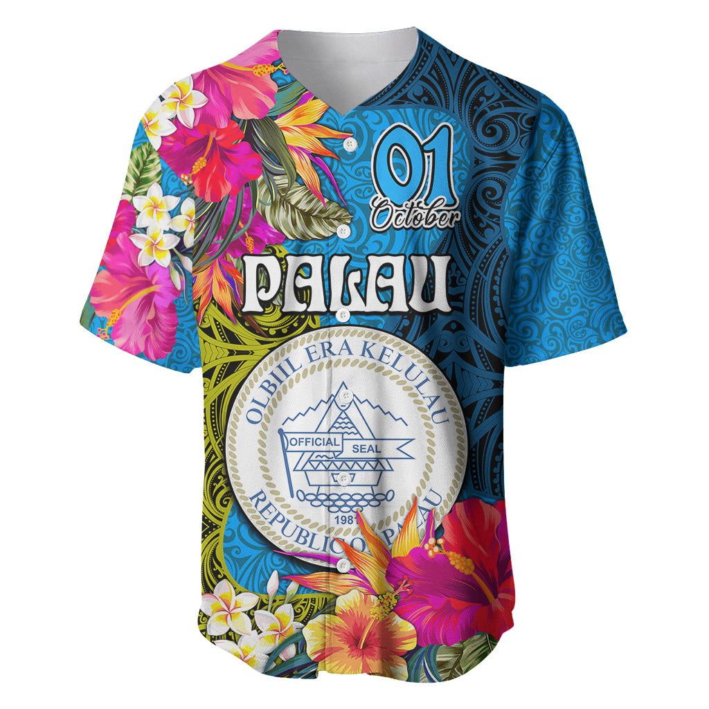 palau-independence-day-baseball-jersey-1st-october-29th-anniversary-polynesian-with-jungle-flower