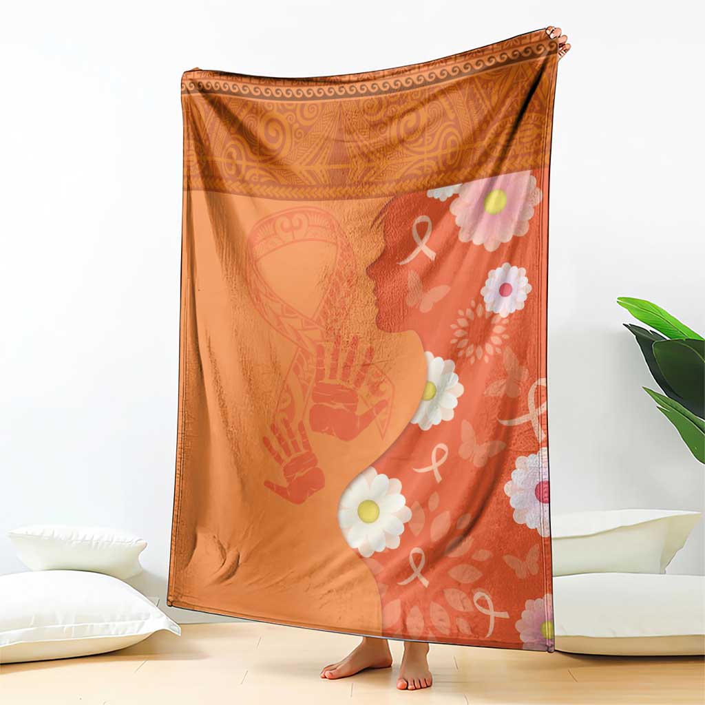 International Day for the Elimination of Violence Against Women Blanket Polynesian Pattern LT03 - Polynesian Pride