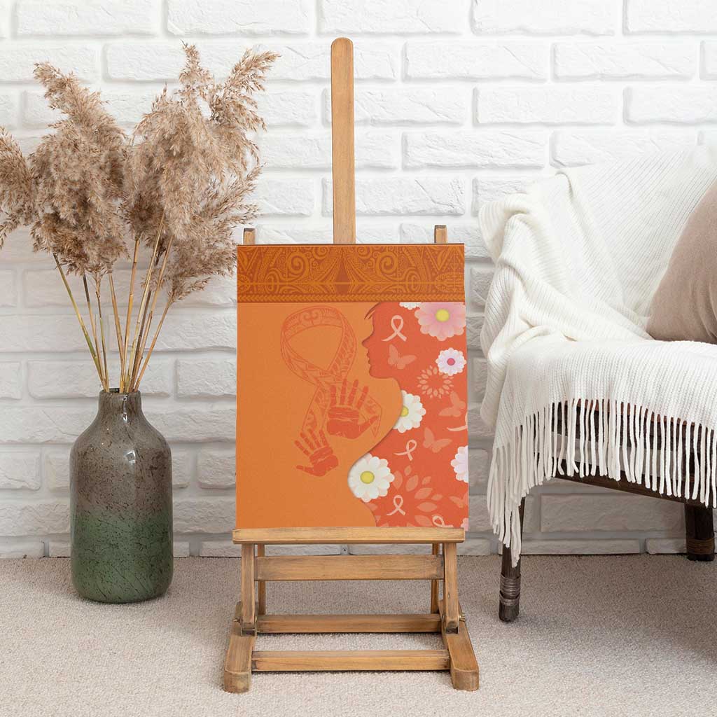 International Day for the Elimination of Violence Against Women Canvas Wall Art Polynesian Pattern LT03 - Polynesian Pride