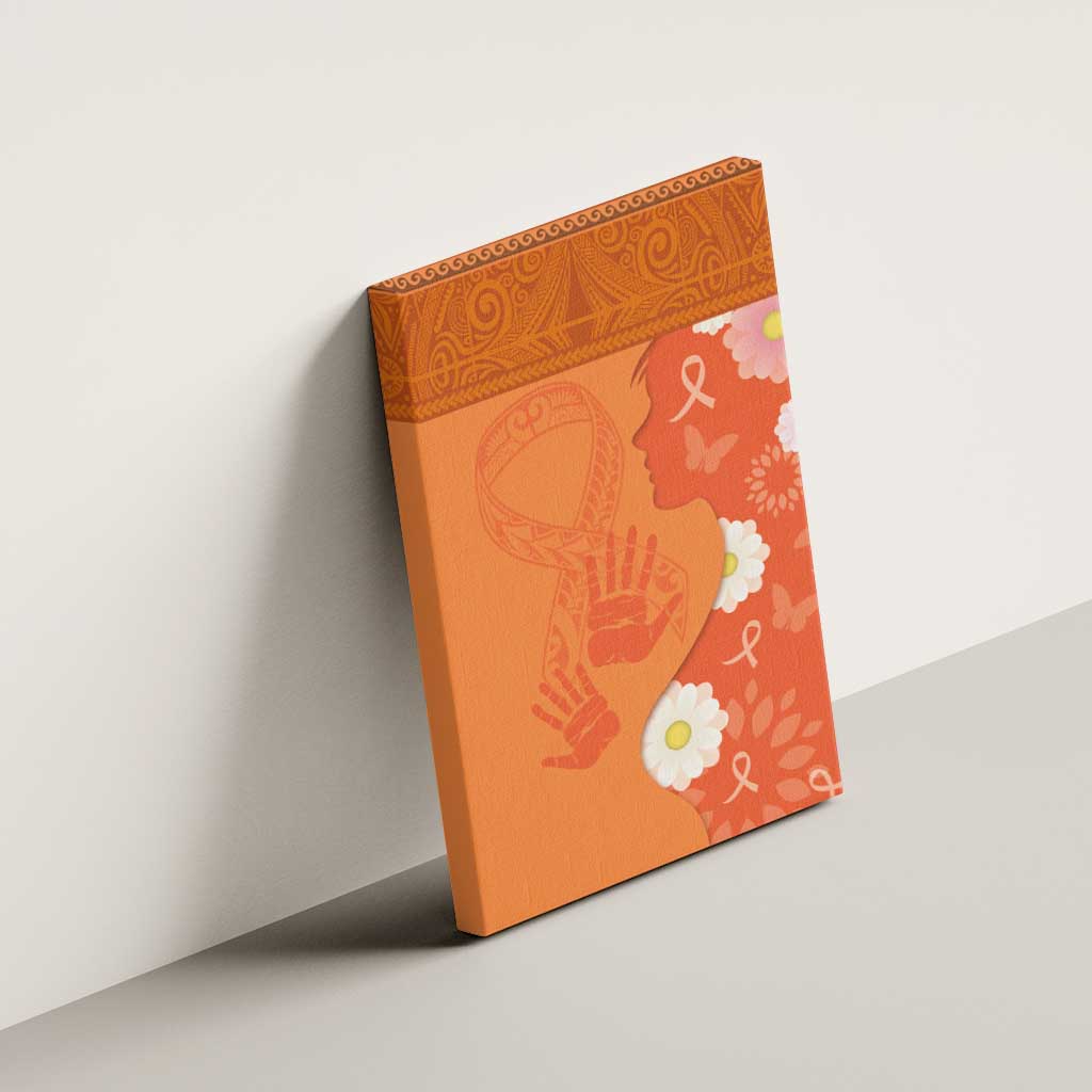 International Day for the Elimination of Violence Against Women Canvas Wall Art Polynesian Pattern LT03 - Polynesian Pride