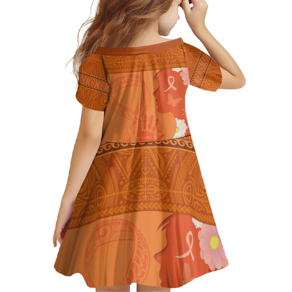 International Day for the Elimination of Violence Against Women Family Matching Long Sleeve Bodycon Dress and Hawaiian Shirt Polynesian Pattern