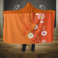 International Day for the Elimination of Violence Against Women Hooded Blanket Polynesian Pattern LT03 - Polynesian Pride
