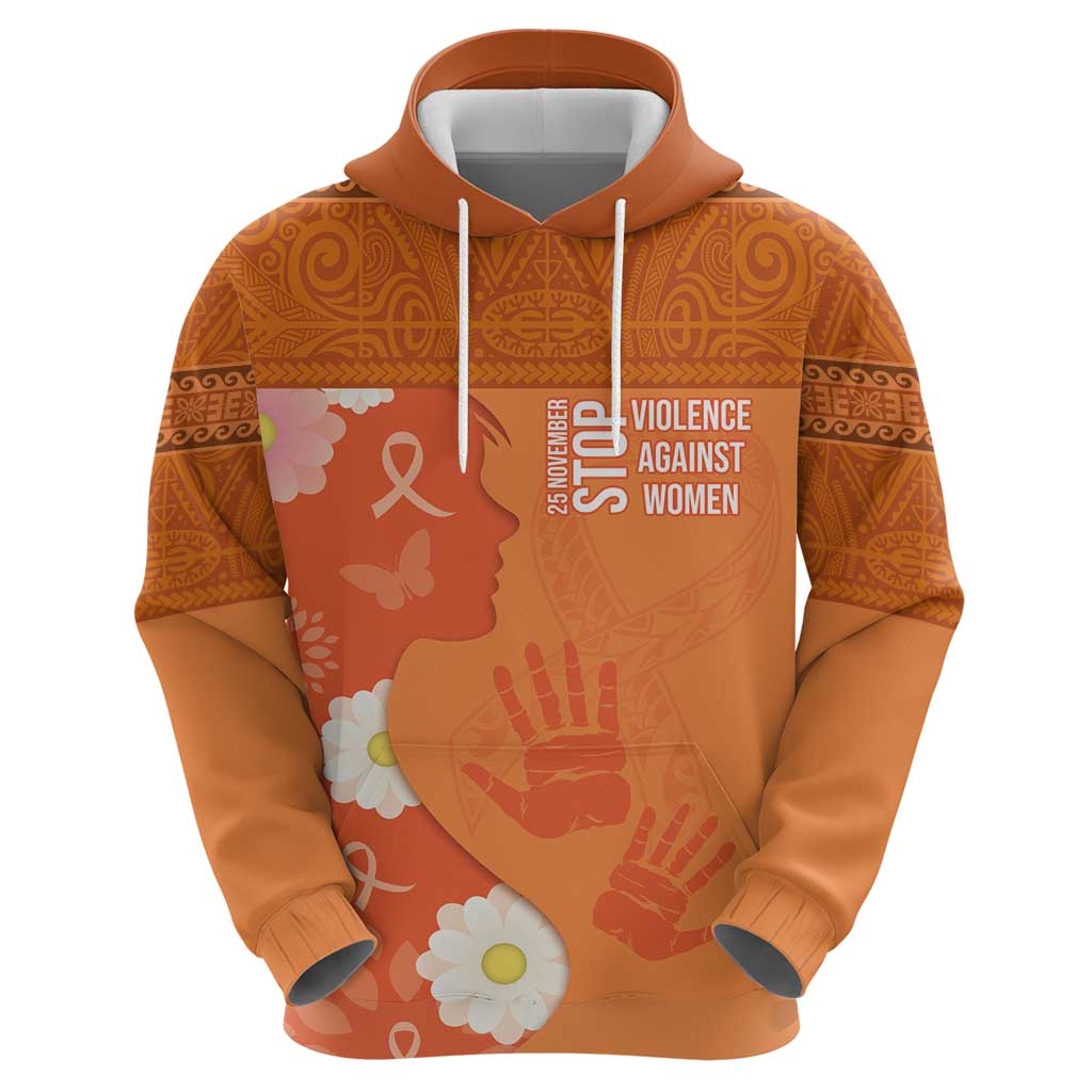 International Day for the Elimination of Violence Against Women Hoodie Polynesian Pattern LT03 - Polynesian Pride