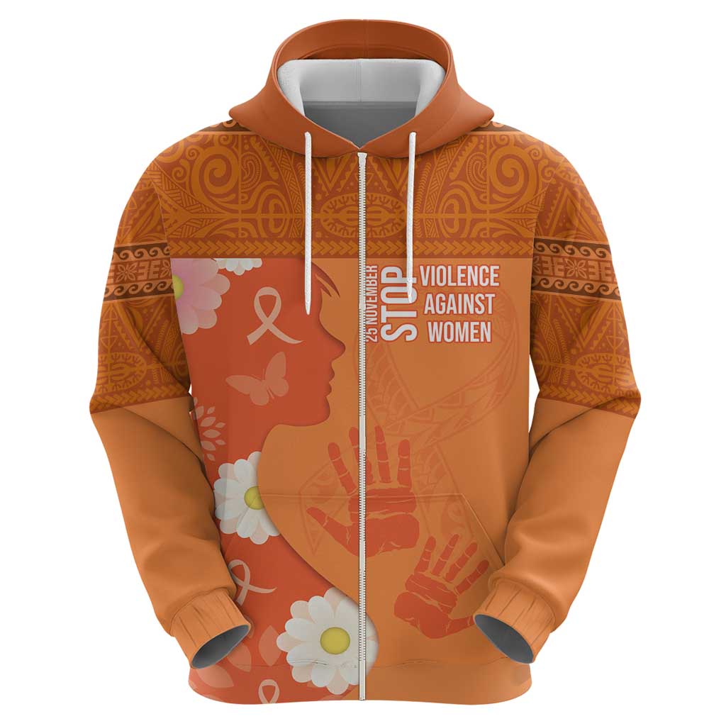 International Day for the Elimination of Violence Against Women Hoodie Polynesian Pattern LT03 - Polynesian Pride