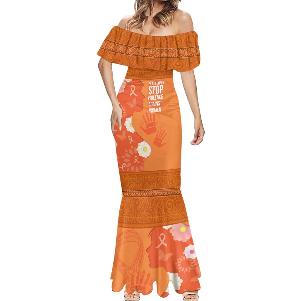 International Day for the Elimination of Violence Against Women Mermaid Dress Polynesian Pattern