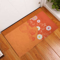 International Day for the Elimination of Violence Against Women Rubber Doormat Polynesian Pattern LT03 - Polynesian Pride