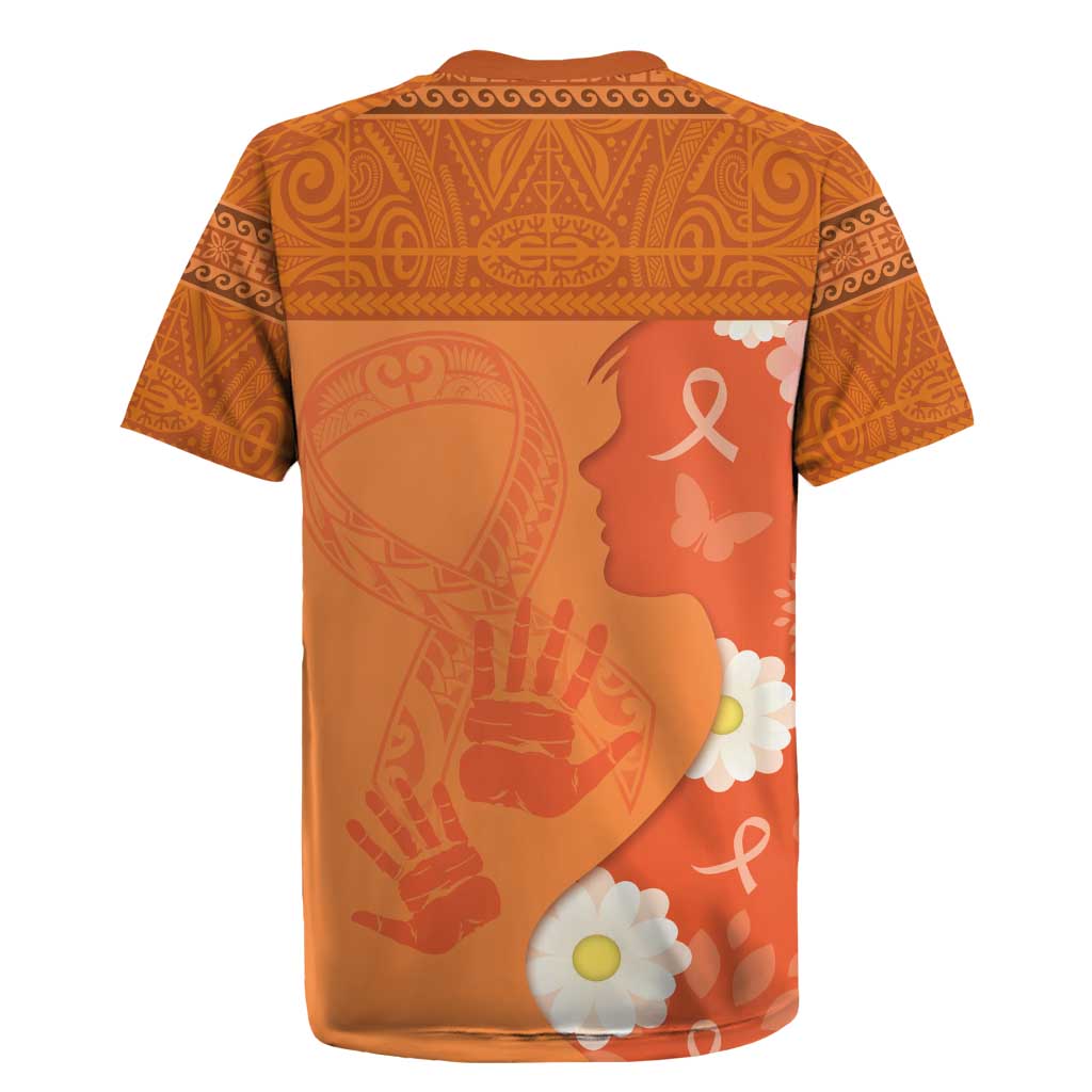 International Day for the Elimination of Violence Against Women Rugby Jersey Polynesian Pattern LT03 - Polynesian Pride
