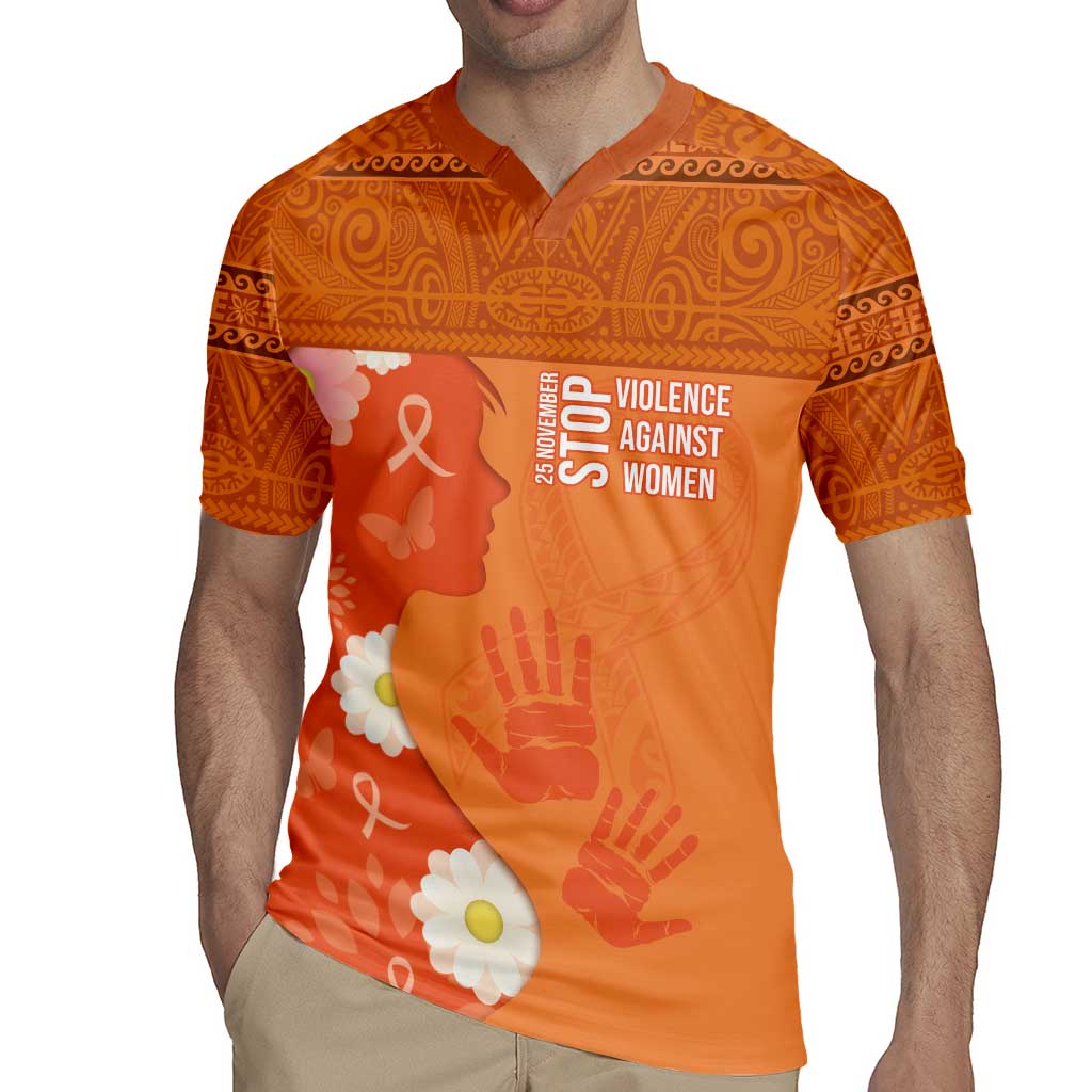 International Day for the Elimination of Violence Against Women Rugby Jersey Polynesian Pattern LT03 - Polynesian Pride
