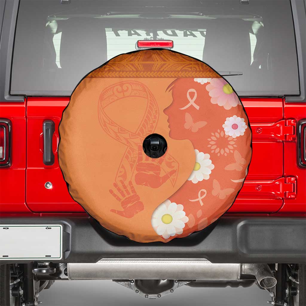 International Day for the Elimination of Violence Against Women Spare Tire Cover Polynesian Pattern LT03 - Polynesian Pride