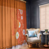 International Day for the Elimination of Violence Against Women Window Curtain Polynesian Pattern LT03 - Polynesian Pride