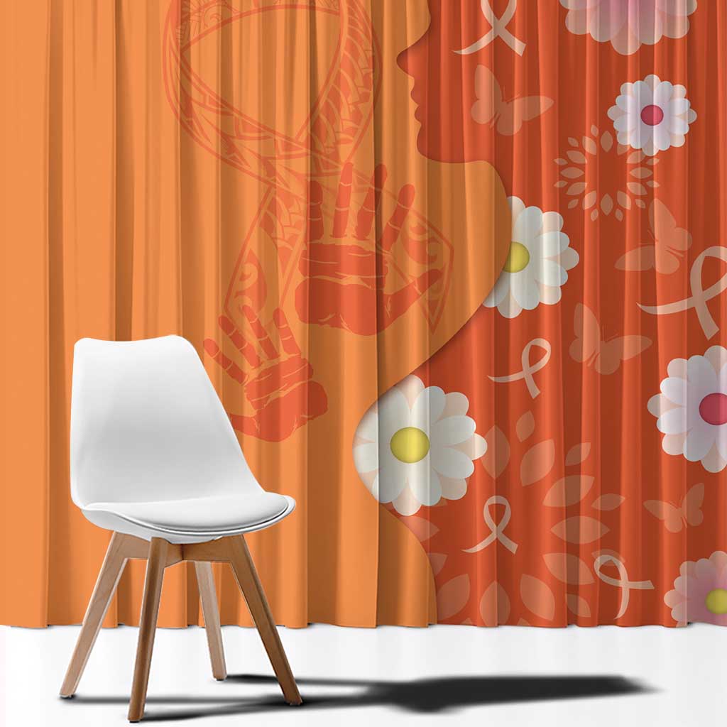 International Day for the Elimination of Violence Against Women Window Curtain Polynesian Pattern LT03 - Polynesian Pride