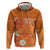 International Day for the Elimination of Violence Against Women Zip Hoodie Polynesian Pattern