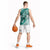 Personalised New Zealand Aotearoa Darts Masters Basketball Jersey Maori Art Tattoo with Tribal Dart Symbol Teal Color - Polynesian Pride