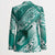 Personalised New Zealand Aotearoa Darts Masters Blazer Maori Art Tattoo with Tribal Dart Symbol Teal Color - Polynesian Pride
