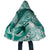 Personalised New Zealand Aotearoa Darts Masters Cloak Maori Art Tattoo with Tribal Dart Symbol Teal Color - Polynesian Pride