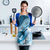 Personalised New Zealand Aotearoa Darts Masters Apron Maori Art Tattoo with Tribal Dart Symbol Blue - Polynesian Pride