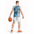 Personalised New Zealand Aotearoa Darts Masters Basketball Jersey Maori Art Tattoo with Tribal Dart Symbol Blue - Polynesian Pride
