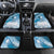 Personalised New Zealand Aotearoa Darts Masters Car Mats Maori Art Tattoo with Tribal Dart Symbol Blue - Polynesian Pride