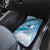Personalised New Zealand Aotearoa Darts Masters Car Mats Maori Art Tattoo with Tribal Dart Symbol Blue - Polynesian Pride