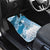 Personalised New Zealand Aotearoa Darts Masters Car Mats Maori Art Tattoo with Tribal Dart Symbol Blue - Polynesian Pride