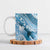 Personalised New Zealand Aotearoa Darts Masters Ceramic Mug Maori Art Tattoo with Tribal Dart Symbol Blue - Polynesian Pride