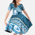 Personalised New Zealand Aotearoa Darts Masters Family Matching Tank Maxi Dress and Hawaiian Shirt Maori Art Tattoo with Tribal Dart Symbol Blue - Polynesian Pride