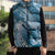 Personalised New Zealand Aotearoa Darts Masters Sleeveless Puffer Jacket Maori Art Tattoo with Tribal Dart Symbol Blue - Polynesian Pride