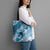 Personalised New Zealand Aotearoa Darts Masters Tote Bag Maori Art Tattoo with Tribal Dart Symbol Blue - Polynesian Pride