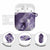 Personalised New Zealand Aotearoa Darts Masters AirPods Case Maori Art Tattoo with Tribal Dart Symbol Purple - Polynesian Pride