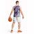 Personalised New Zealand Aotearoa Darts Masters Basketball Jersey Maori Art Tattoo with Tribal Dart Symbol Purple - Polynesian Pride