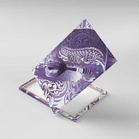 Personalised New Zealand Aotearoa Darts Masters Canvas Wall Art Maori Art Tattoo with Tribal Dart Symbol Purple - Polynesian Pride