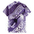 Personalised New Zealand Aotearoa Darts Masters Family Matching Tank Maxi Dress and Hawaiian Shirt Maori Art Tattoo with Tribal Dart Symbol Purple - Polynesian Pride