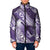 Personalised New Zealand Aotearoa Darts Masters Padded Jacket Maori Art Tattoo with Tribal Dart Symbol Purple - Polynesian Pride