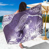 Personalised New Zealand Aotearoa Darts Masters Sarong Maori Art Tattoo with Tribal Dart Symbol Purple - Polynesian Pride