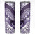 Personalised New Zealand Aotearoa Darts Masters Skinny Tumbler Maori Art Tattoo with Tribal Dart Symbol Purple - Polynesian Pride