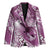 Personalised New Zealand Aotearoa Darts Masters Blazer Maori Art Tattoo with Tribal Dart Symbol Pink - Polynesian Pride