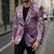 Personalised New Zealand Aotearoa Darts Masters Blazer Maori Art Tattoo with Tribal Dart Symbol Pink - Polynesian Pride