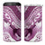 Personalised New Zealand Aotearoa Darts Masters 4 in 1 Can Cooler Tumbler Maori Art Tattoo with Tribal Dart Symbol Pink - Polynesian Pride