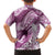 Personalised New Zealand Aotearoa Darts Masters Family Matching Summer Maxi Dress and Hawaiian Shirt Maori Art Tattoo with Tribal Dart Symbol Pink - Polynesian Pride
