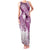 Personalised New Zealand Aotearoa Darts Masters Family Matching Tank Maxi Dress and Hawaiian Shirt Maori Art Tattoo with Tribal Dart Symbol Pink - Polynesian Pride